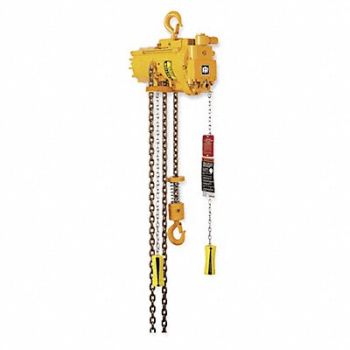 INGERSOLL RAND Air Chain Hoist 2200 lb Cap. 10 ft Lft, 6B465