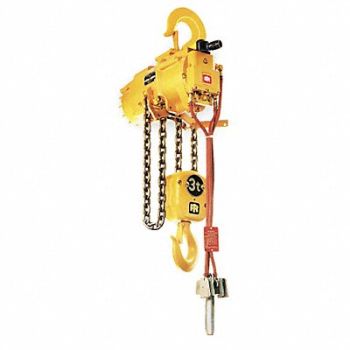 INGERSOLL RAND Air Chain Hoist 6600 lb Cap. 10 ft Lft, 6B468
