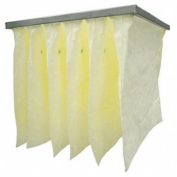 AIR HANDLER Pocket Air Filter 24x24x15 MERV 14, 2JWA1