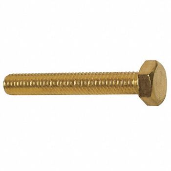GRAINGER APPROVED HxHdCpScrw Brass 40mm M6-1.00 10PK, 6BA82