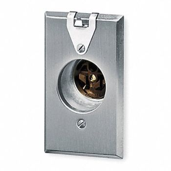 HUBBELL WIRING DEVICE-KELLEMS Receptacle 15A 125V 5-15R 2P 3W 1PH, 6C117