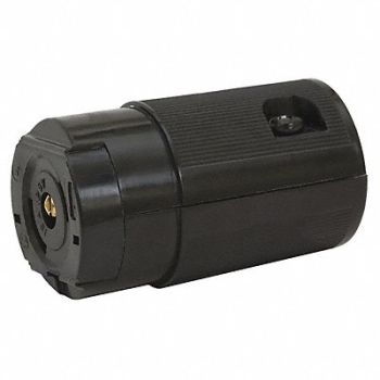 HUBBELL Mdgt LckCon Strt 15 A Black Nyl ML-2R, 6C145