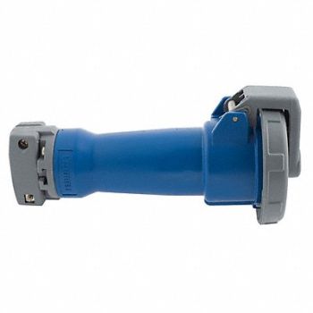 HUBBELL WT Pn Slv Connctr 30 A IEC Blue 2Pl, 6C149