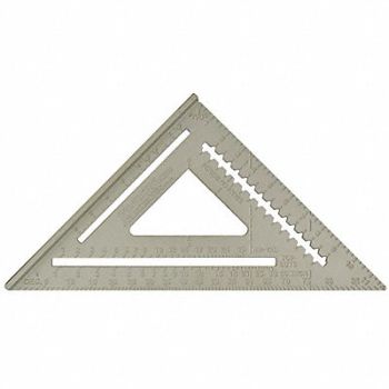 JOHNSON Rafter Angle Square 12 In Aluminum, 6C228