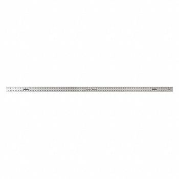 JOHNSON Aluminum Straight Edge 72 In Graduated, 6C234