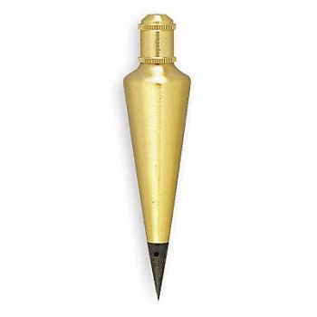 JOHNSON Plumb Bob Brass 8 Oz, 6C235