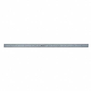 MITUTOYO Steel Rule Flexible 12 In 32/64/0.5/1mm, 6C299