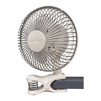 AIR KING Clip-On Fan 2 Speeds 6 Blade Dia, 6C507