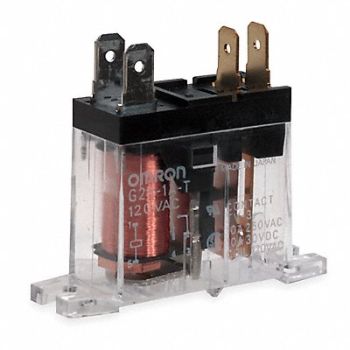 OMRON H8109 Flange Relay 120VAC 4 Pins 10A @ 240V AC, 6C891