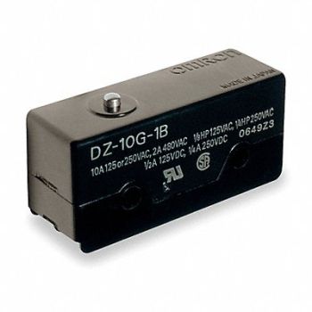 OMRON Snap Switch 10A DPDT Pin Plunger, 6C916