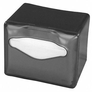 GRAINGER APPROVED Napkin Dspr 6 1/8 in D 6 1/4 in H Black, 6CAC9