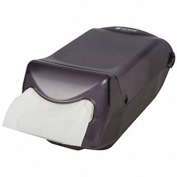 GRAINGER APPROVED Napkin Dspr 15 3/4 in D 7 1/4 in H BK, 6CAD5