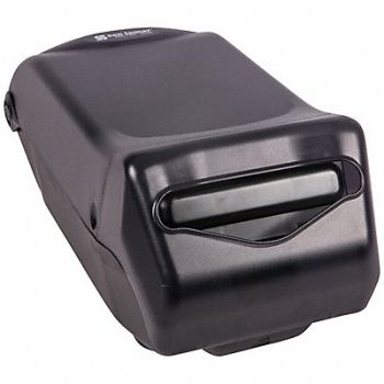 GRAINGER APPROVED Napkin Dspr 15 3/4 in D 7 1/4 in H BLK, 6CAD8