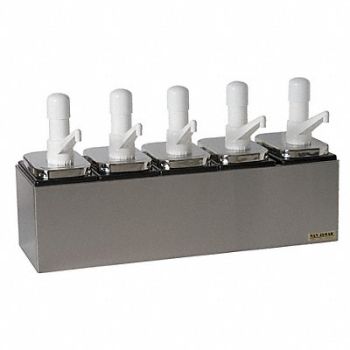 SAN JAMAR Condiment Center 8 3/4x8 1/2, 6CAJ2