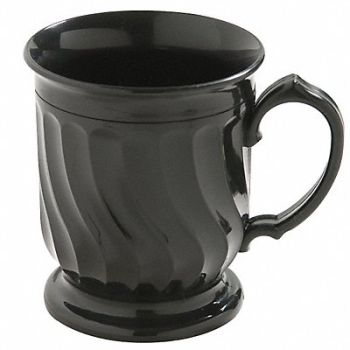 CARLISLE DINEX Mug Insulated H 4 In Onyx PK48, 6CAW3