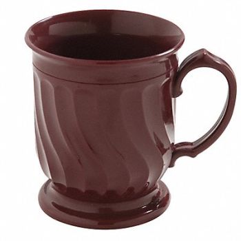 CARLISLE DINEX Mug Insulated H 4 In Cranberry PK48, 6CAW4