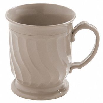 CARLISLE DINEX Mug Insulated H 4 In Latte PK48, 6CAW6