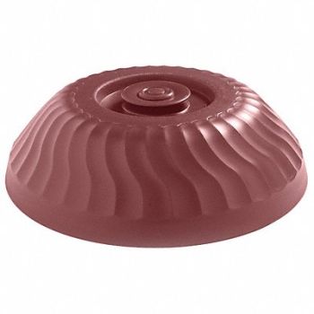CARLISLE DINEX Insulated Dome Cranberry PK12, 6CAY5