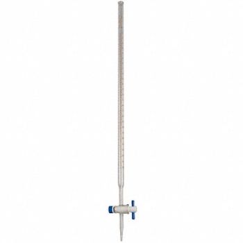 LAB SAFETY SUPPLY Burette PTFE 25ml.Grade A PK6, 6CDP5