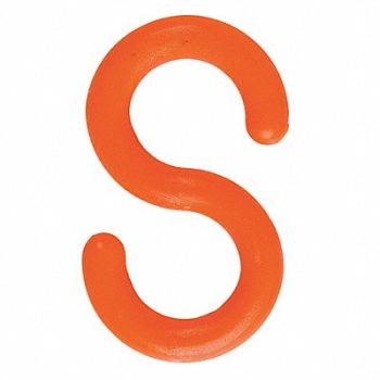 MR. CHAIN E1240 S-Hook 2 in Orange Acetal PK10, 6CDU1
