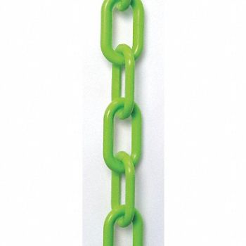 MR. CHAIN E1225 Plastic Chain 2 In x 300 ft Green, 6CDV4
