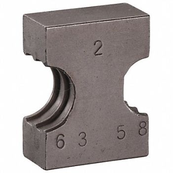 GRAINGER APPROVED Hydraulic HoseCrimping Die Module, 6CEC6