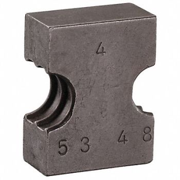 GRAINGER APPROVED Hydraulic Hose Crimping Die Module, 6CEC8