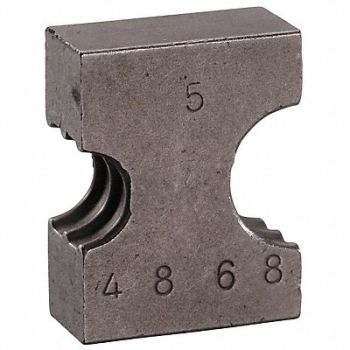 GRAINGER APPROVED Hydraulic Hose Crimping Die Module, 6CEC9