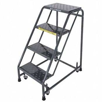 BALLYMORE Rolling Ladder Steel 38 In.H, 6CEF8