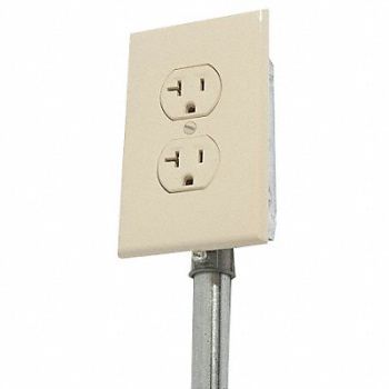 PORTA-FAB Outlet Ivory, 6CFA5