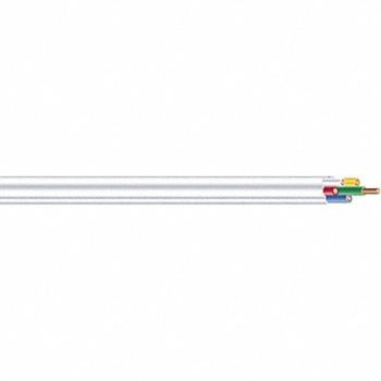 SOUTHWIRE T-Stat Cbl 5 Cond 18AWG Comm Wht 250ft, 6CGV5