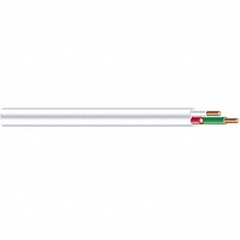 SOUTHWIRE T-Stat Cbl 3 Cond 18AWG Comm Wht 500ft, 6CGV6