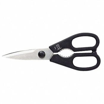 MERCER CUTLERY Kitchen Shears 8 in L Sharp Serrated, 6CHJ0
