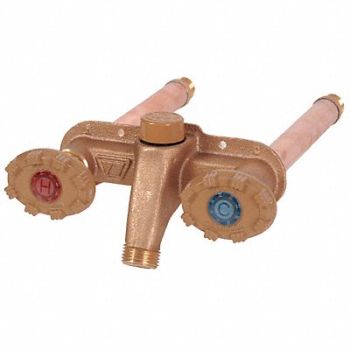 WOODFORD MFG. Frost Proof Dual Sillcock Hot/Cold 12In, 6CHW6