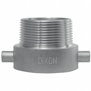 DIXON VALVE COUPLING Fire Hose Adapter Straight NPTxNH, 6CLX1