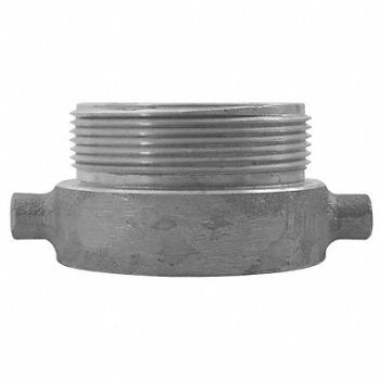 DIXON VALVE COUPLING Fire Hose Adapter Straight NPTxNH, 6CLX3