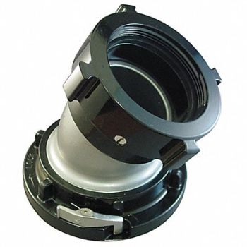 MOON AMERICAN Fire Hose Adapt 30 deg Elbow NPTFxStorz, 6CMF2