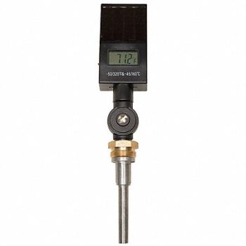 GRAINGER APPROVED Digital Thermometer Insert 2.5 L ABS, 6CMZ2
