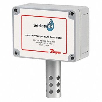 DWYER Humidity Transmitter 0 to 10V DC 1/2 NPS, 6CTK8