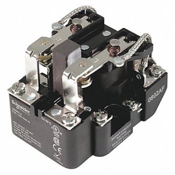 SCHNEIDER H8147 Open Power Relay 4 Pin 120VAC SPST-NO, 6CUR7