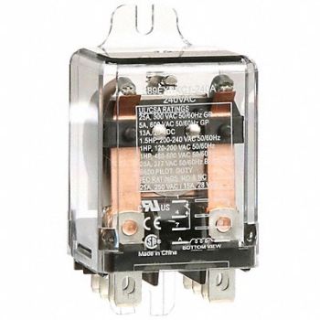 SCHNEIDER H8161 Enclosed Power Relay 8 Pin 240VAC DPDT, 6CUZ4