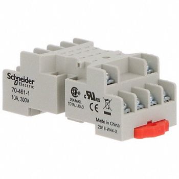 SCHNEIDER Rlay Scket Standrd Square 14 Pin 2.71 L, 6CVD4