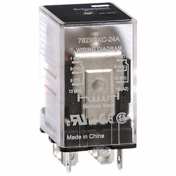 SCHNEIDER H8016 Gen Purpose Relay 8 Pin Square 24VAC, 6CWA2