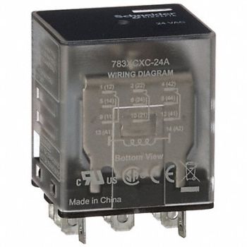 SCHNEIDER H8029 Gen Purpose Relay 11 Pin Square 24VAC, 6CWG7