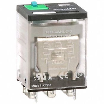 SCHNEIDER H8027 Gen Purpose Relay 11 Pin Square 24VDC, 6CWH8