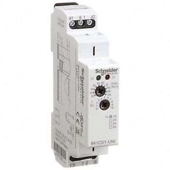 SCHNEIDER Current Sensing Relay 0.1to1A 24to240VAC, 6CWU0