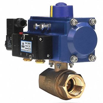 DYNAQUIP CONTROLS Ball Valve 1 In FNPT Double Acting, 6CX06