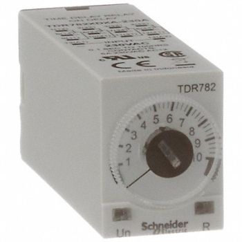 SCHNEIDER H7848 Time Delay Relay 240VAC 3A 4PDT 0.1 sec., 6CXC7