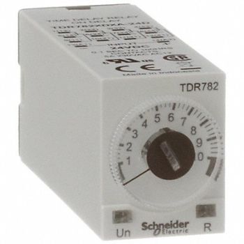 SCHNEIDER H7848 Time Delay Relay 24VDC 3A 4PDT 0.1 sec., 6CXC9