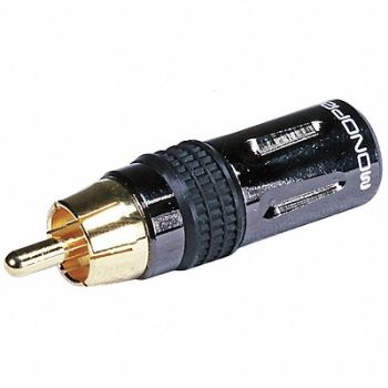 MONOPRICE RCA Plug RCA male Gold tip RG6, 6CZK5